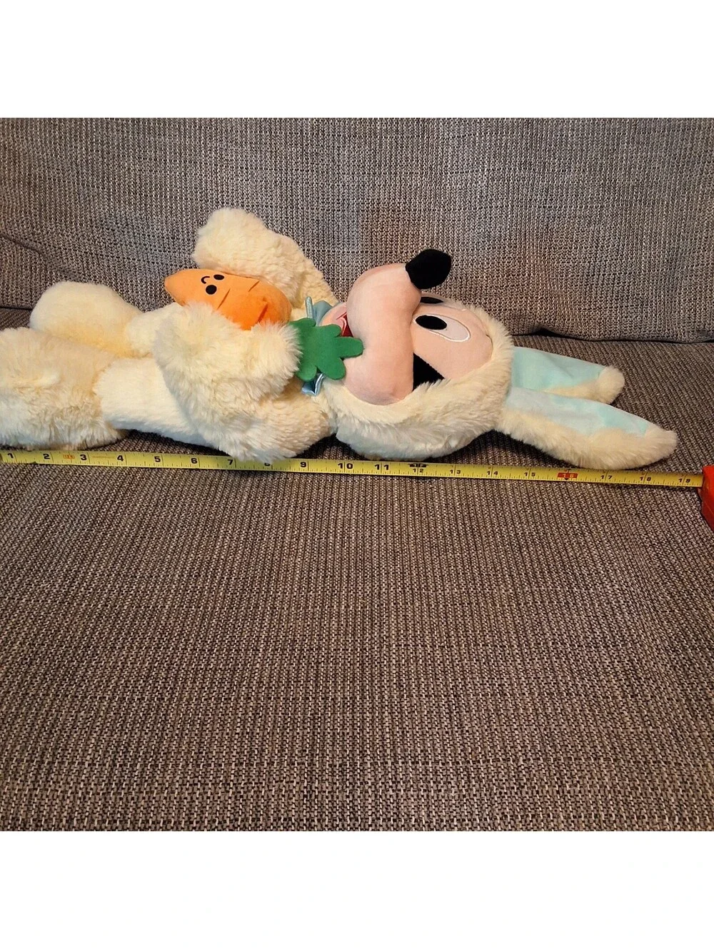 Disney 2019 Mickey Mouse Plush Bunny Costume with Carrot
